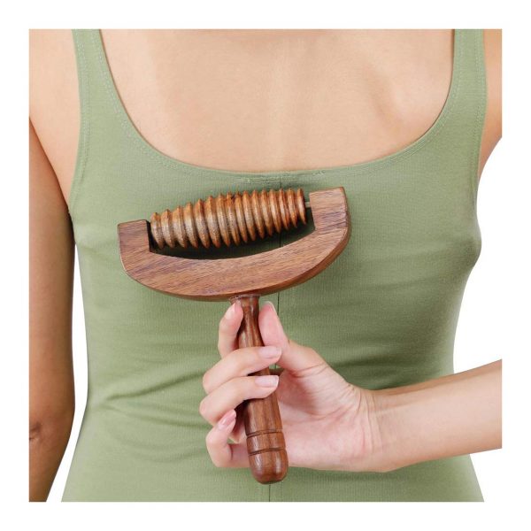 Handcrafted Wooden Limb Massager is best yoga accessories dubai by GreenTree